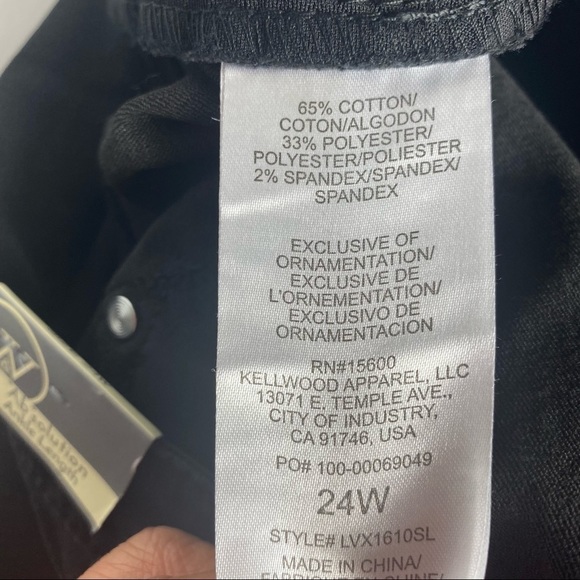 Wit & Wisdom Black “Ab” Solution Ankle Length Jeans - Picture 11 of 13